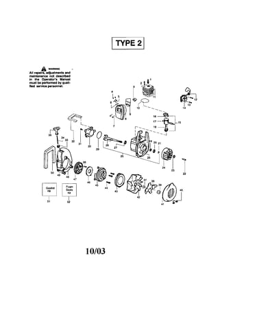 Cylinder/crankcase/crankshaft