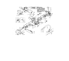 Poulan 260 TYPE 1 (RECON) chassis/chain/bar/housing diagram