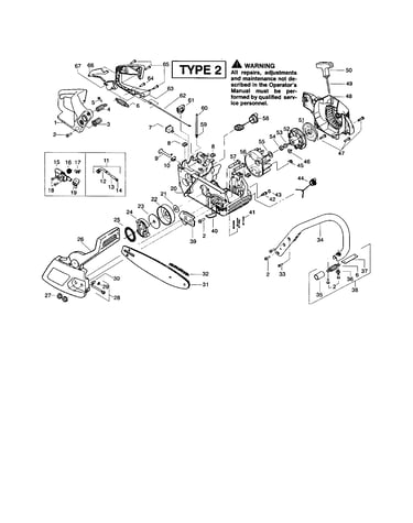 Chassis/chain/bar/housing