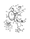 Outer tub and motor
