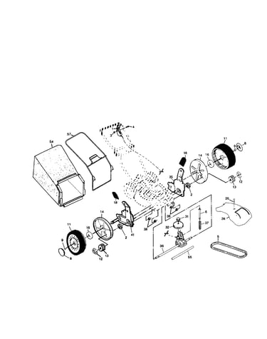Wheels/tires/bag