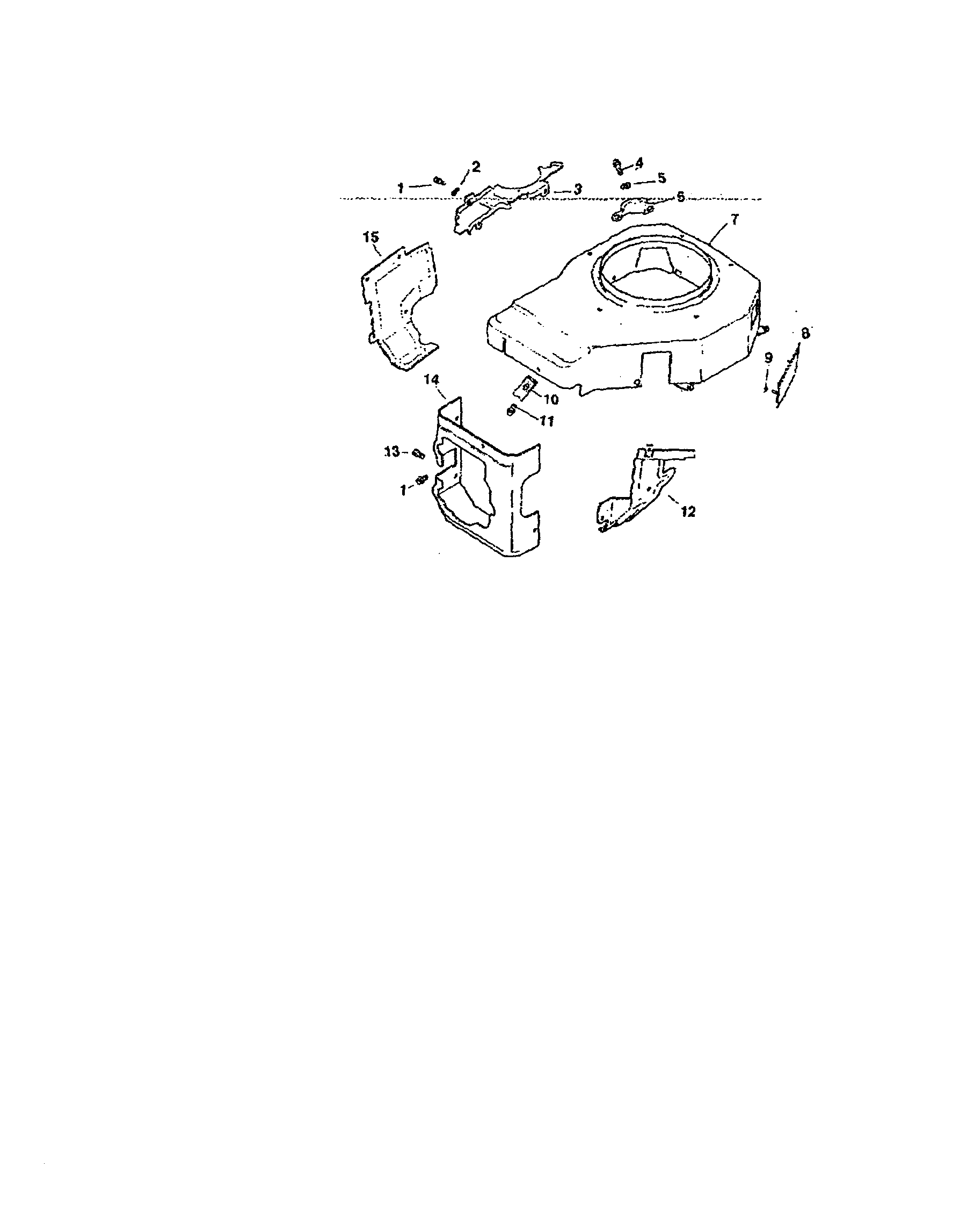 Blower housing/baffles