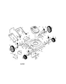 Engine/housing/wheels/handle