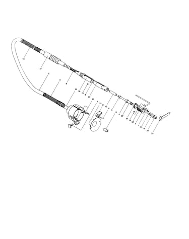 Flex shaft assembly