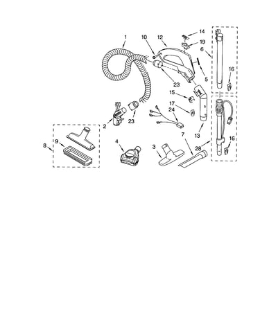 Hose and attachments