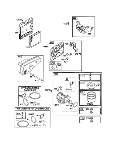 Carburetor/muffler