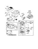 Starter-rewind/blower-housing