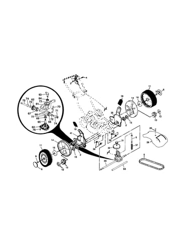 Wheels/tires/belt