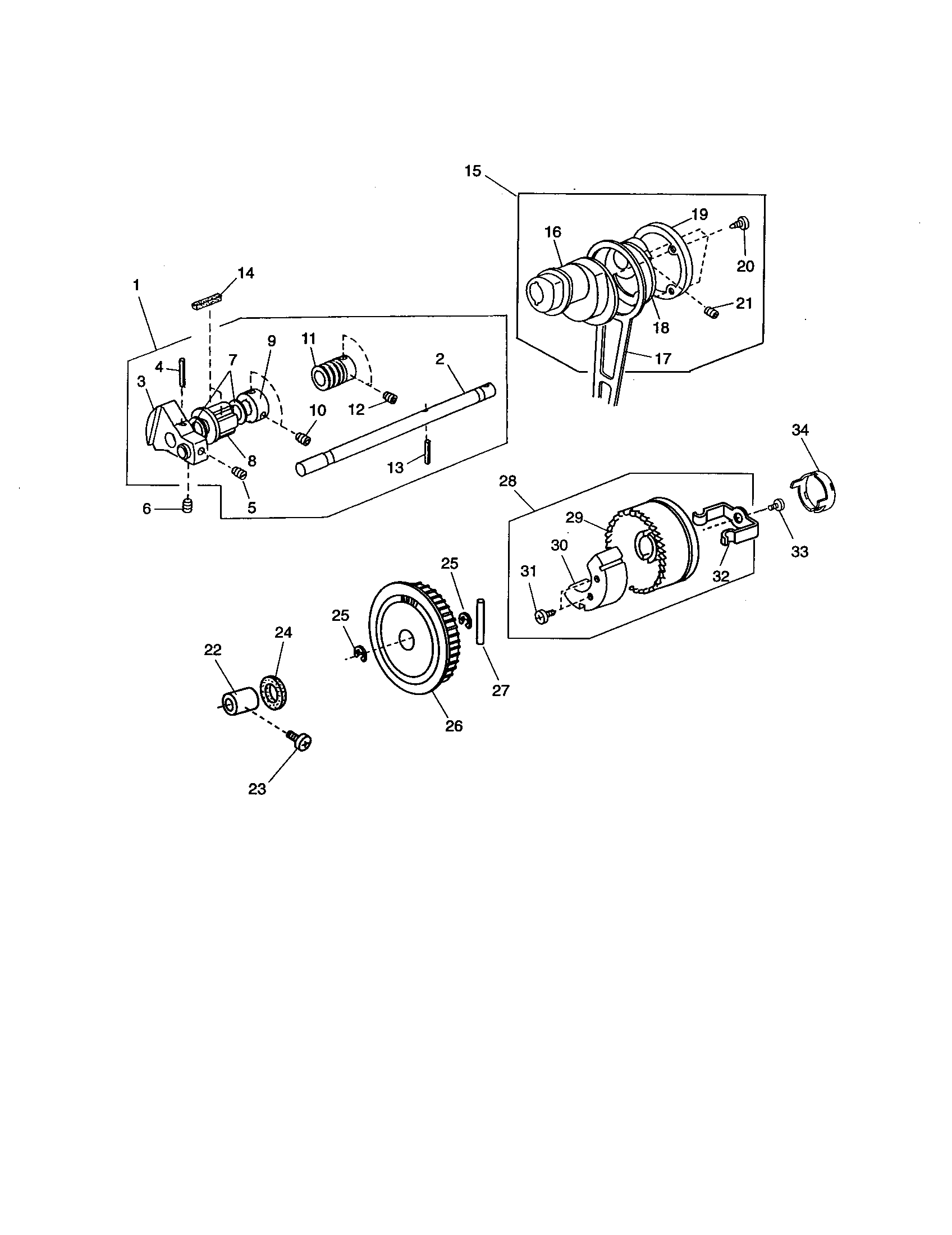 UPPER SHAFT UNIT