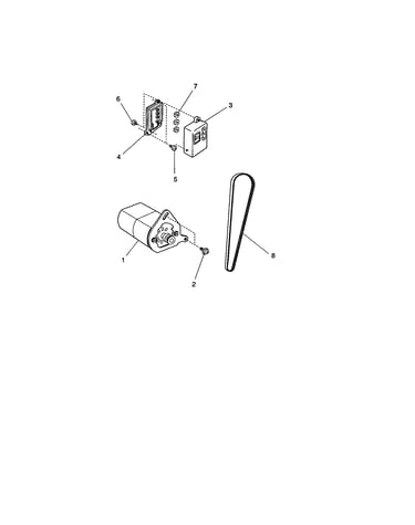 Motor/timing belt