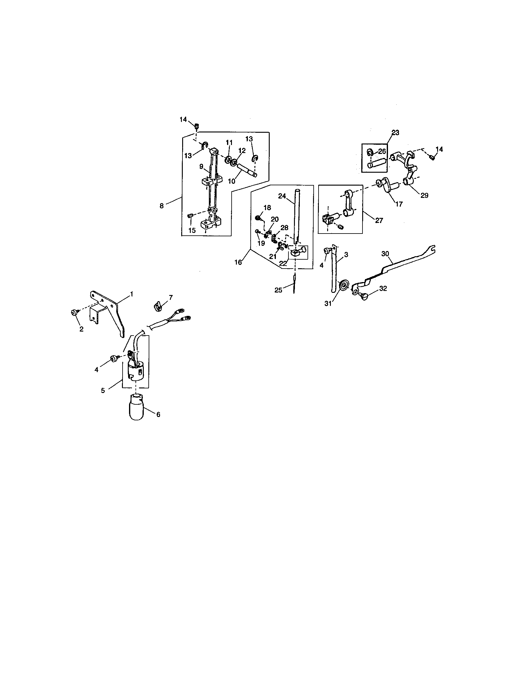 Needle bar supporter unit