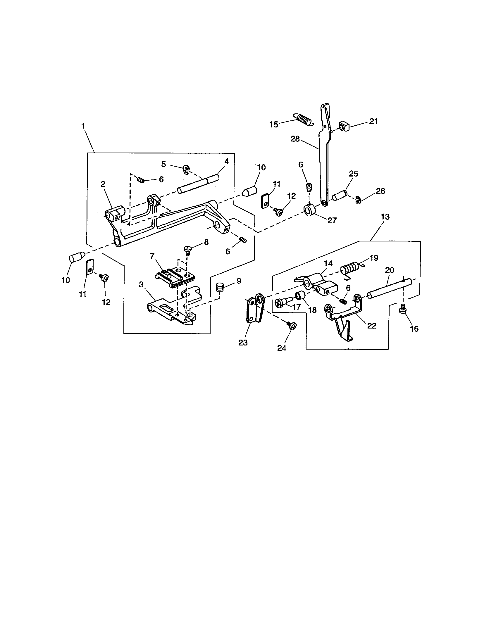 Feed rack shaft unit