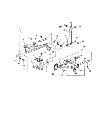Feed rack shaft unit