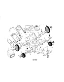 Engine/housing/handle/bag/wheels