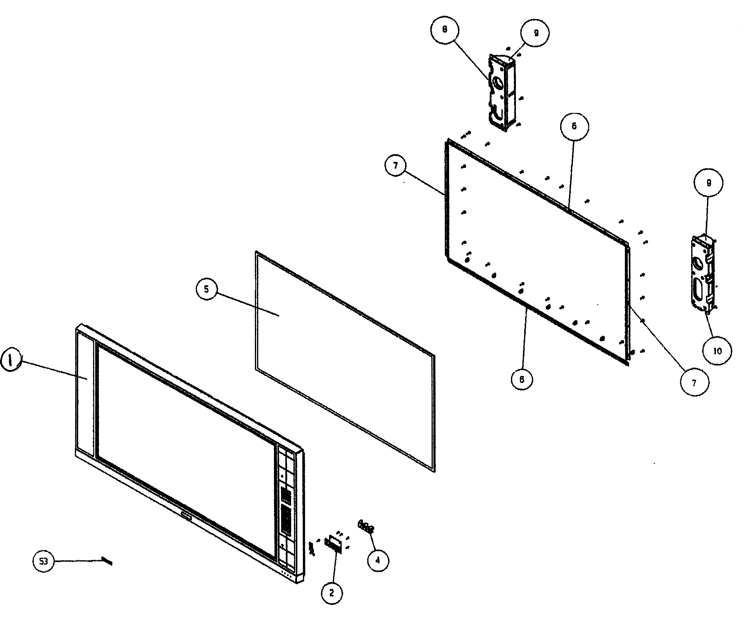 Screen assy