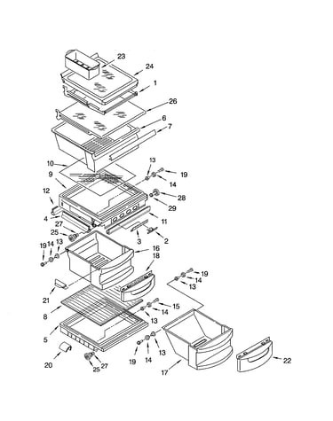 Refrigerator shelf
