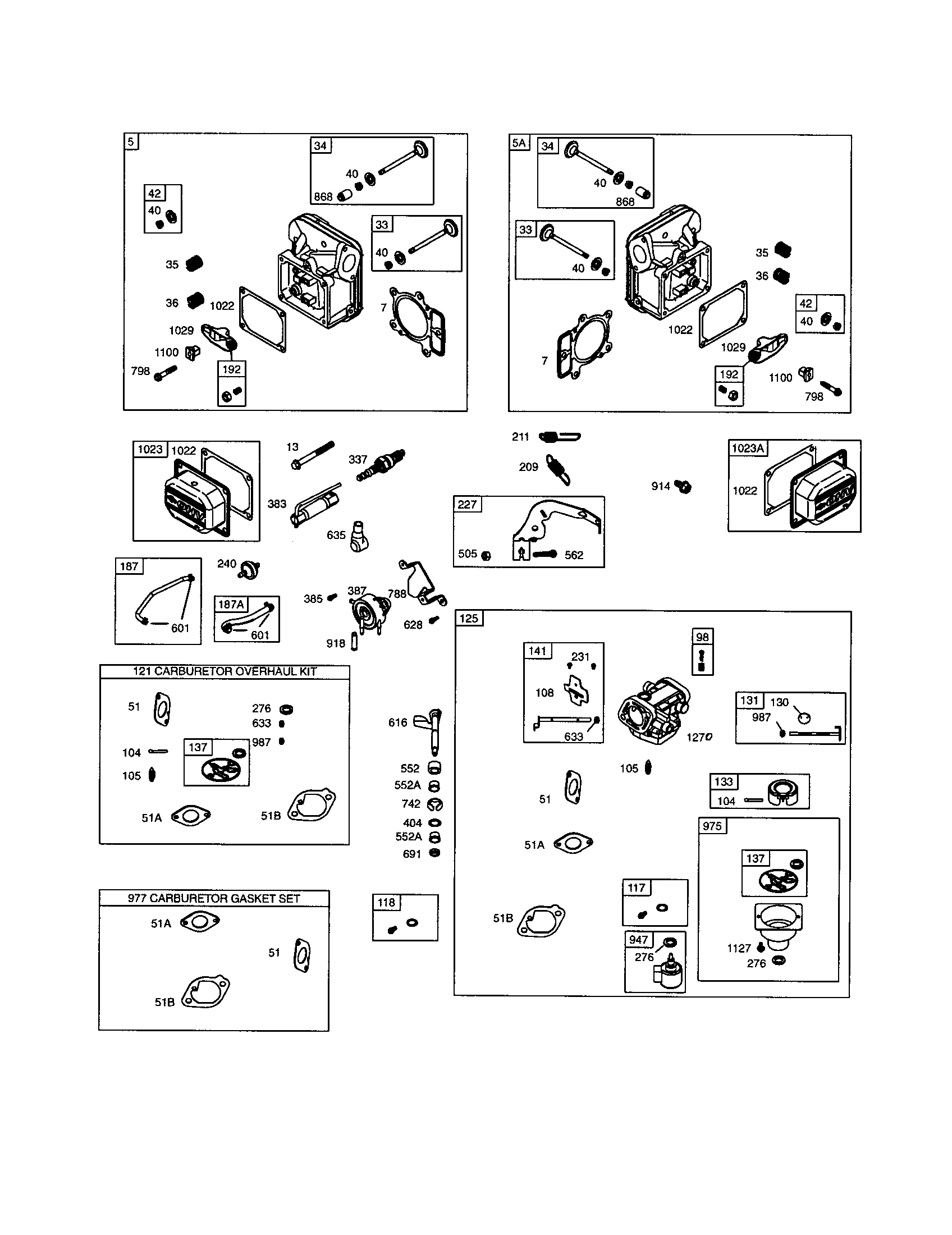 Cylinder-head/carburetor