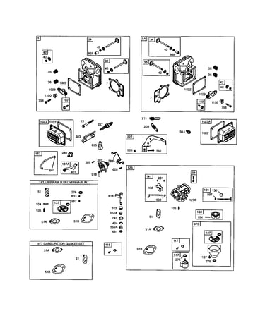 Cylinder-head/carburetor