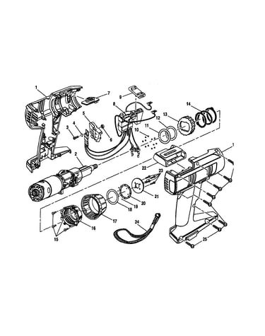 Housing/motor with gear
