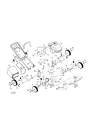 Engine/housing/handle/bag