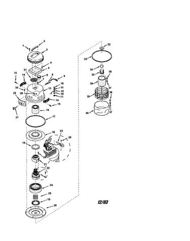 Motor/motor cover/fan cover