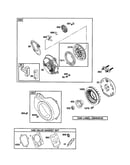 Start-rewind/housing-blower