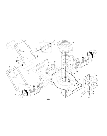 Engine/housing/handle