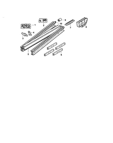 Rail assembly parts