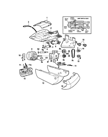 Motor unit assembly parts
