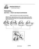 Front & rear suspension - sectin 1