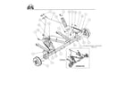 Gem Products GEM E825 suspension frame w/bushings - rear diagram