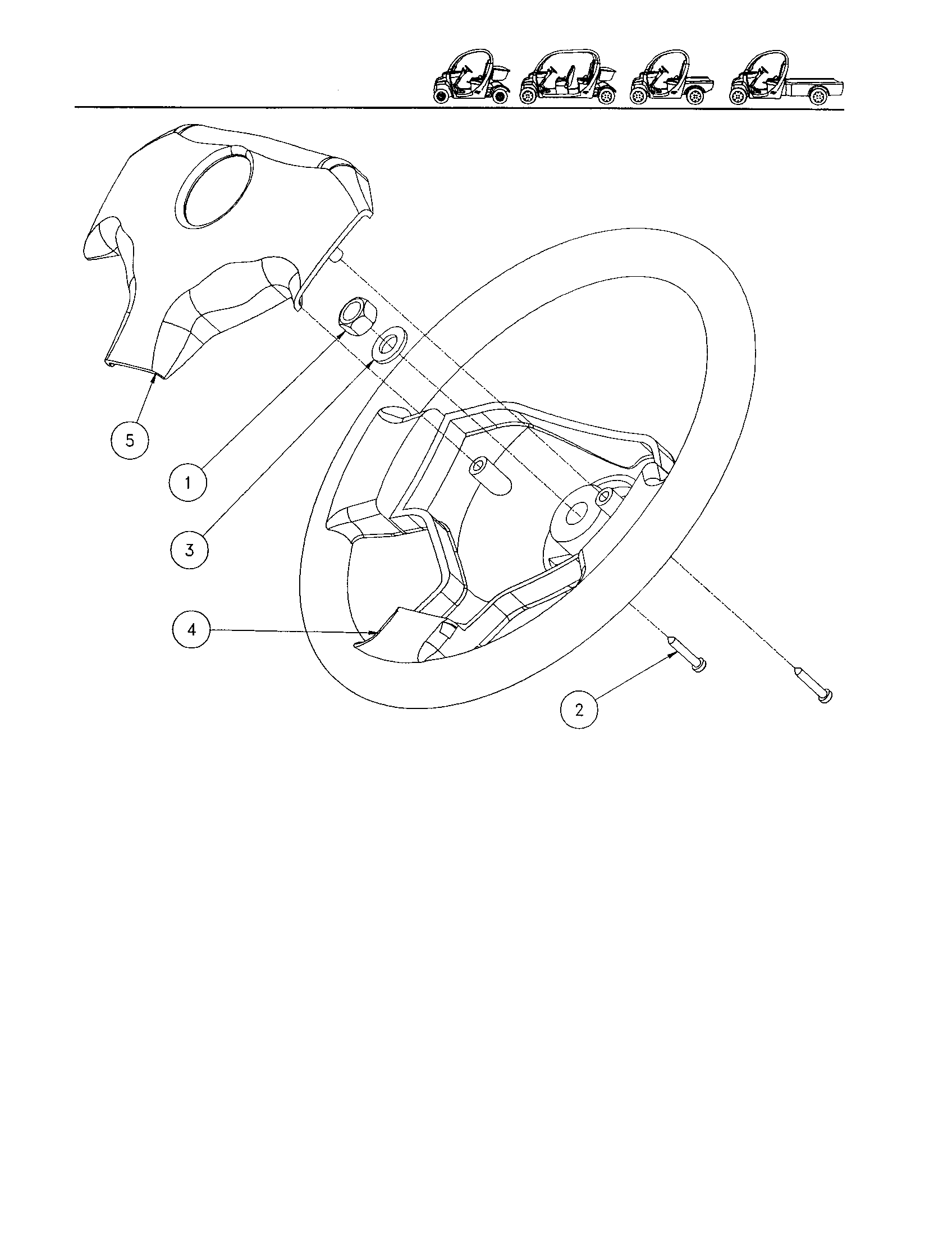 Steering wheel assembly