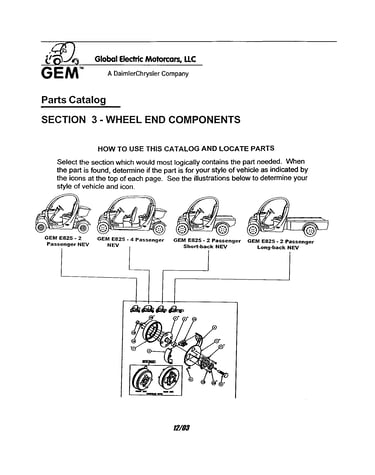 Wheel end components - section 3
