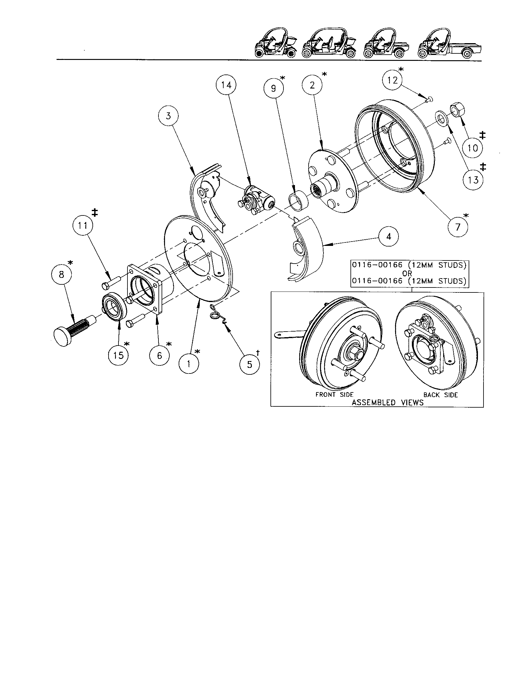 Wheel end - rh rear