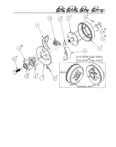 Wheel end - rh rear