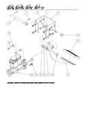 Master cylinder/brake pedal bracket