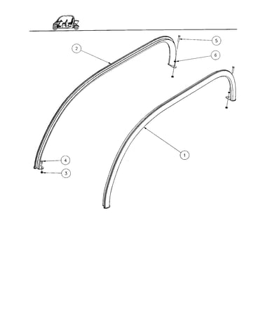 Roof rails - 4 pass