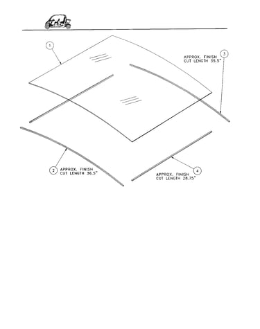 Sunroof panel