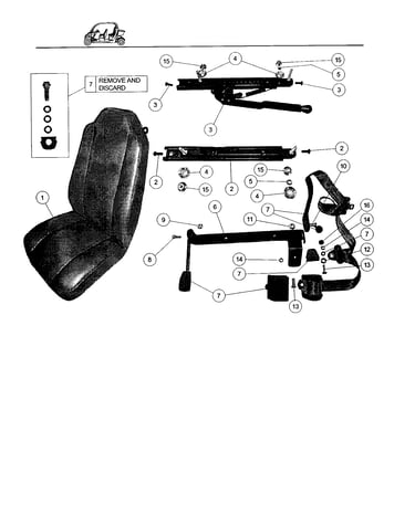 Seat-lh front (new rco seats)