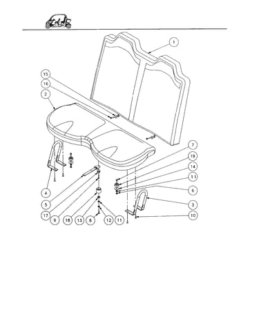 Seat-rear (new rco seats)