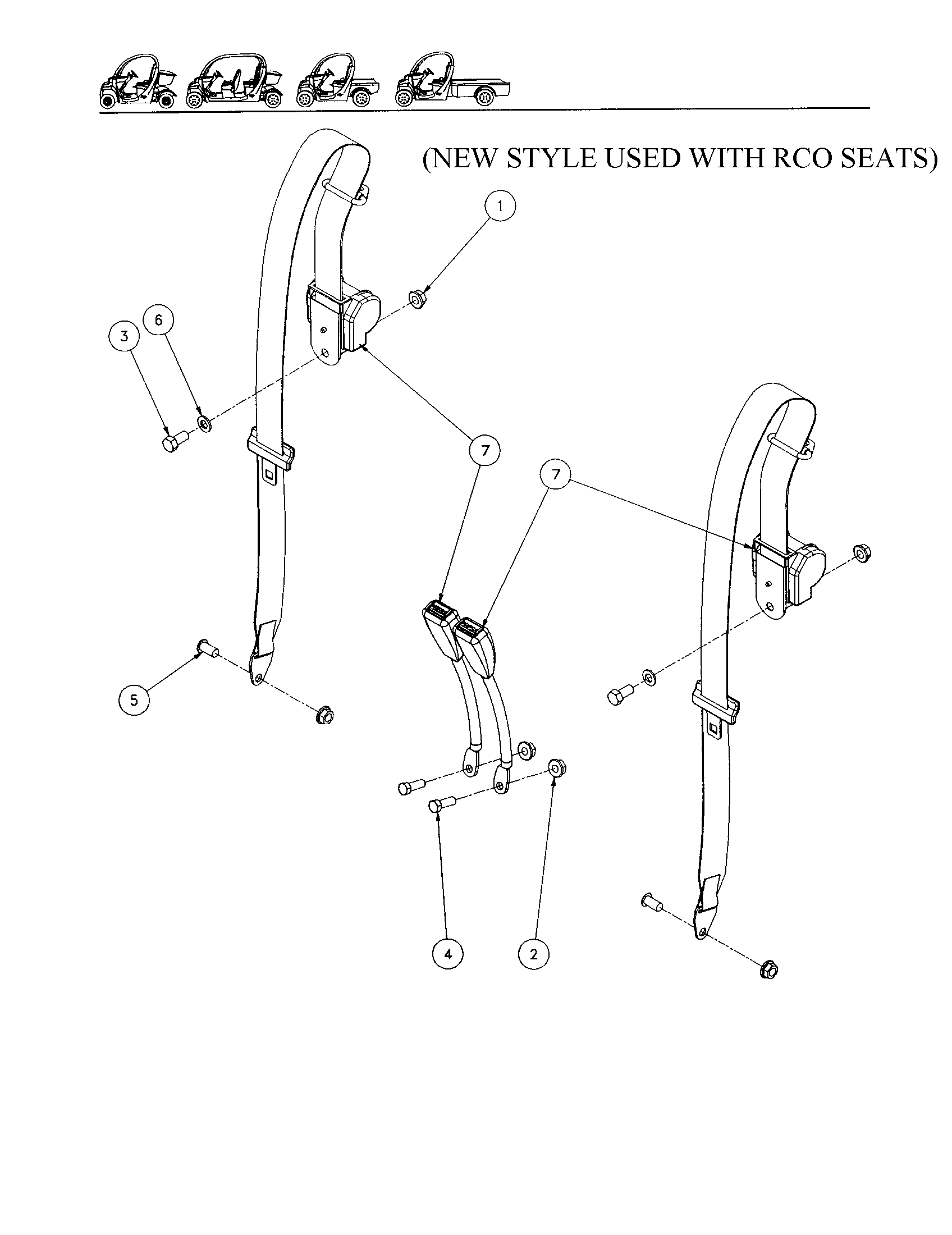 Safety restraint - bench