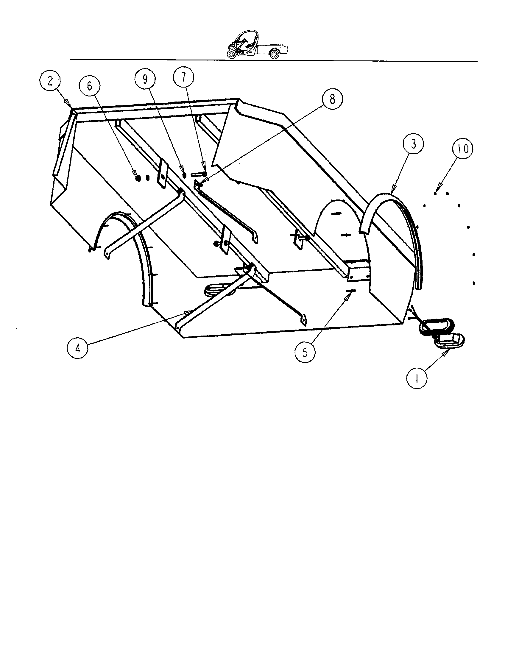 Bed, lg. utility