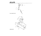 Gem Products GEM E825 handle, pack latch and latch, pack diagram