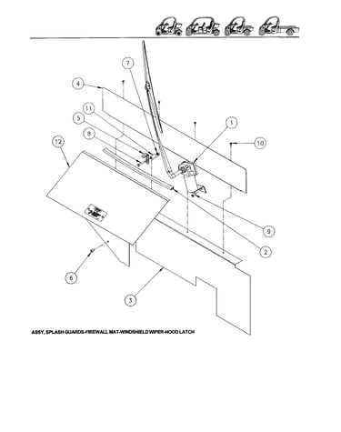 Splash guards-firewall mat