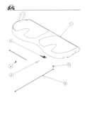 Decal/license plate ground wire/seat