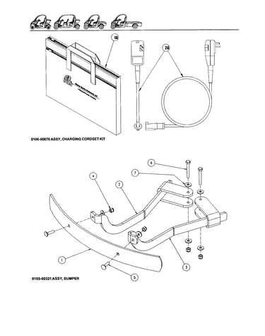 Charging cordset kit/bumper