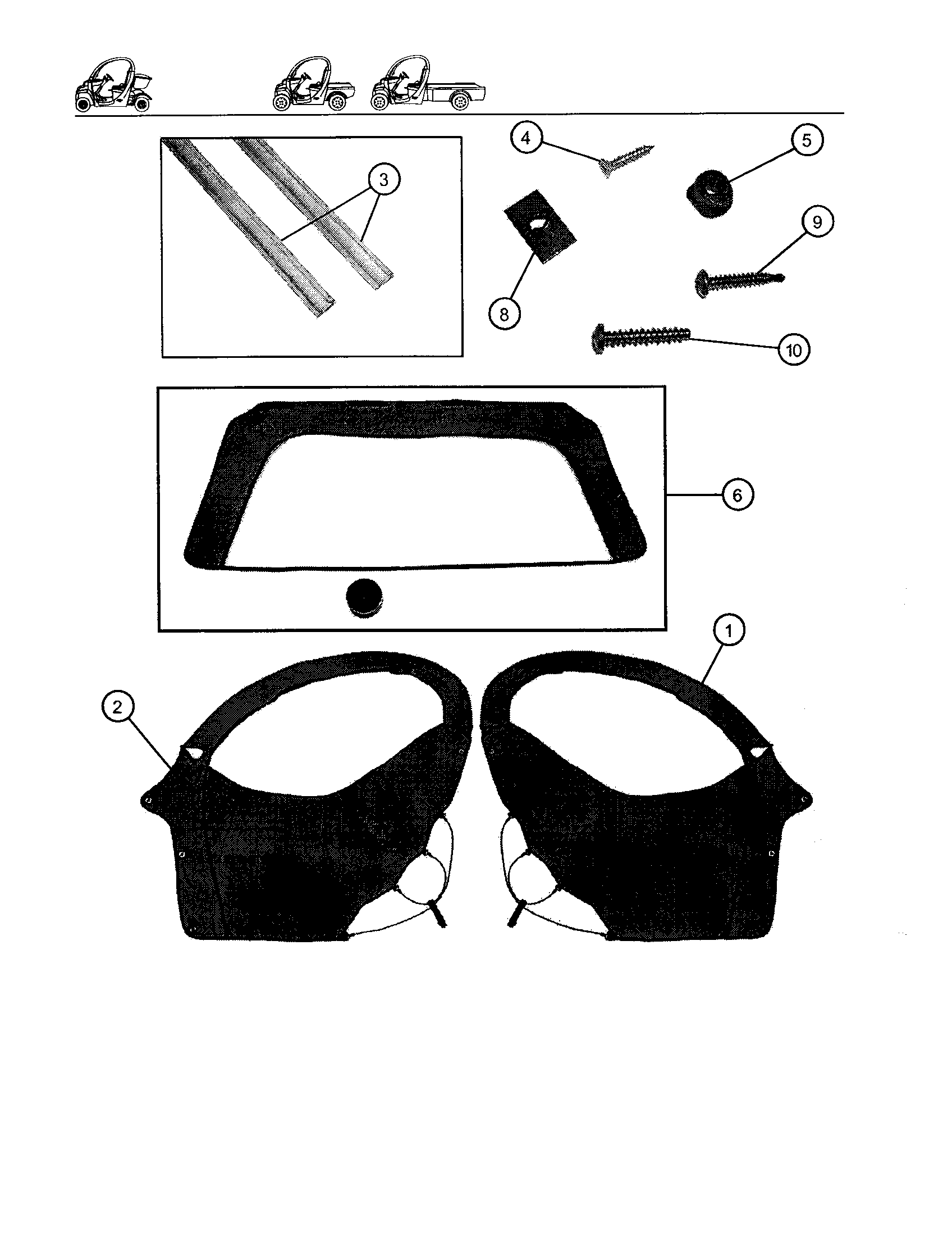 Soft weather enclosures - 2 pass
