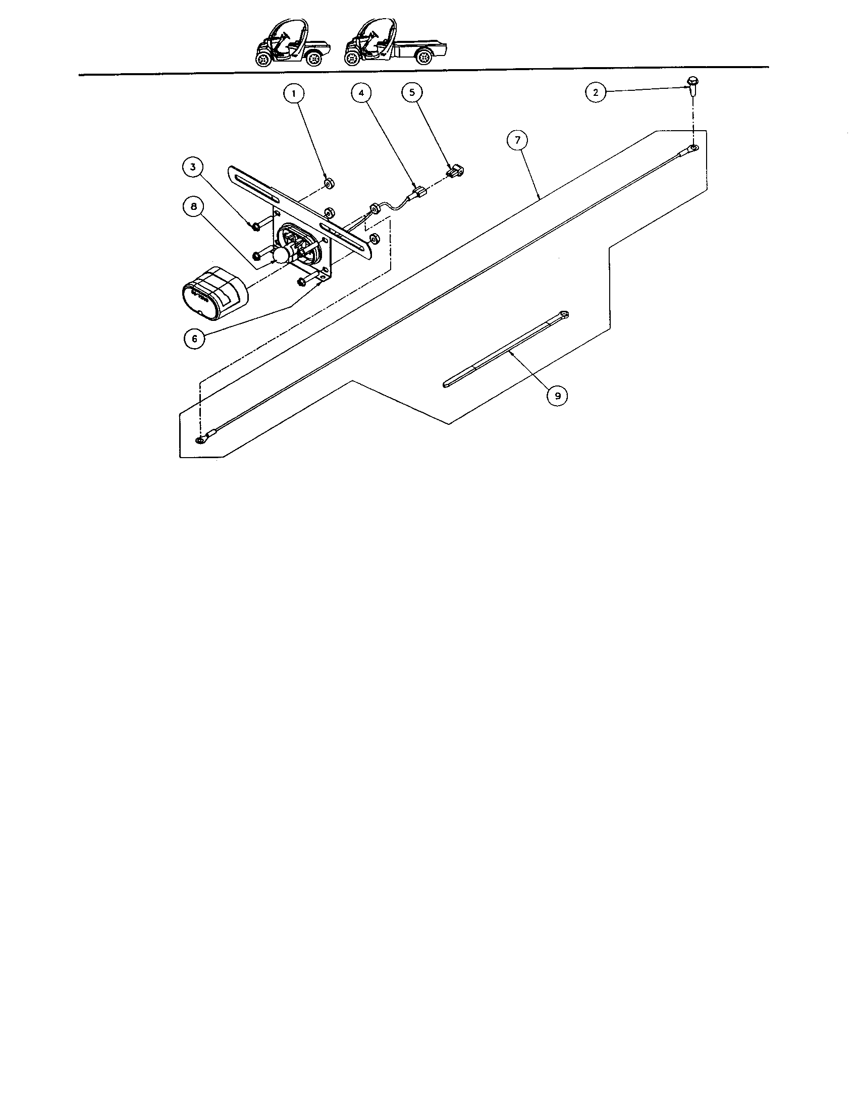 Licenseplate bracket light-complete