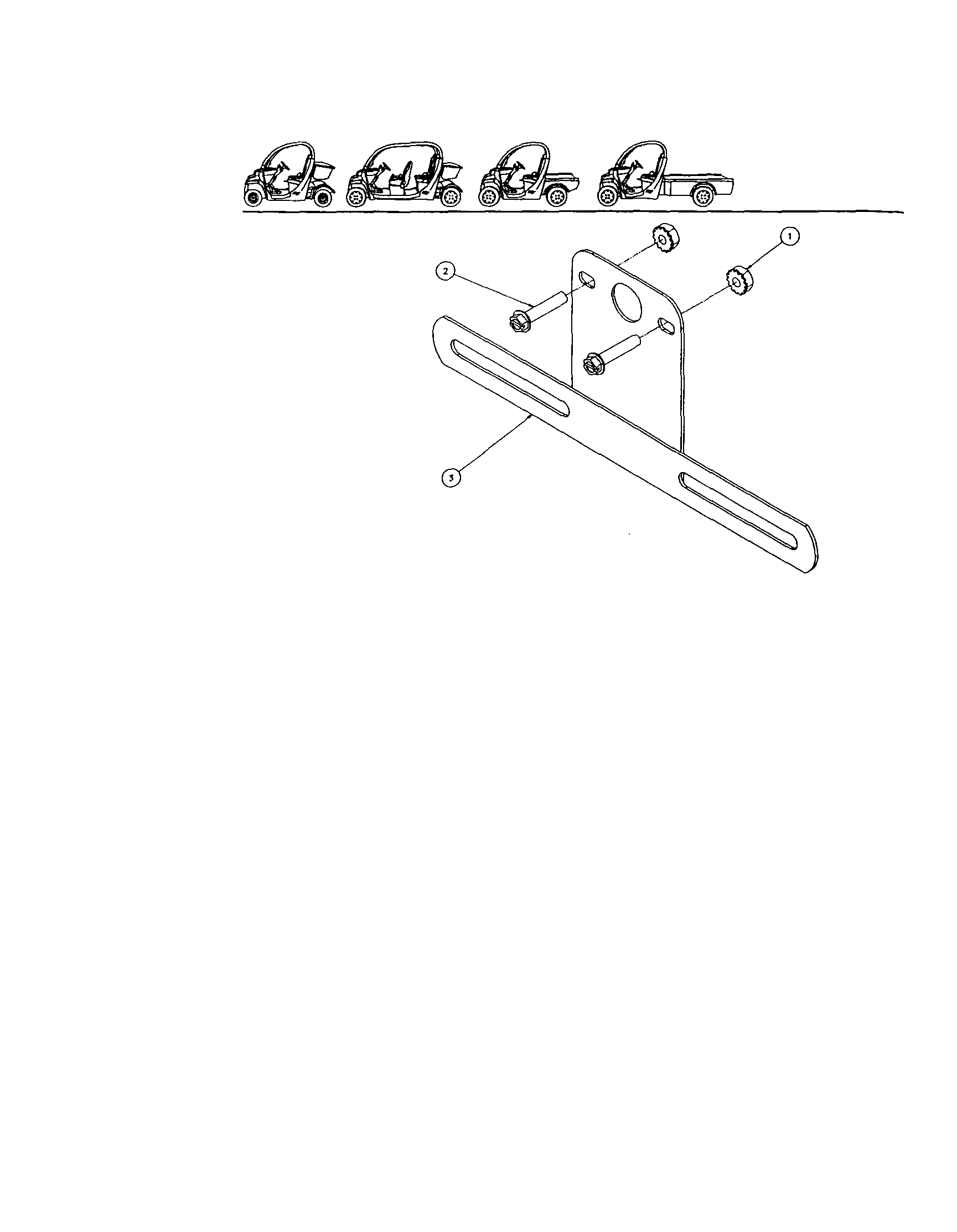 Licenseplate mount - front