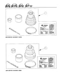 Boot kit - halfshaft-outer - inner